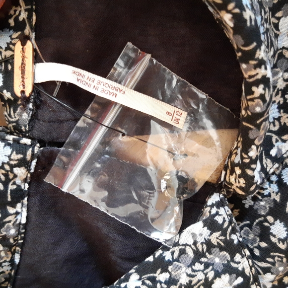 Free People Floral Mini Dress with Puffed Sleeves - Picture 10 of 14
